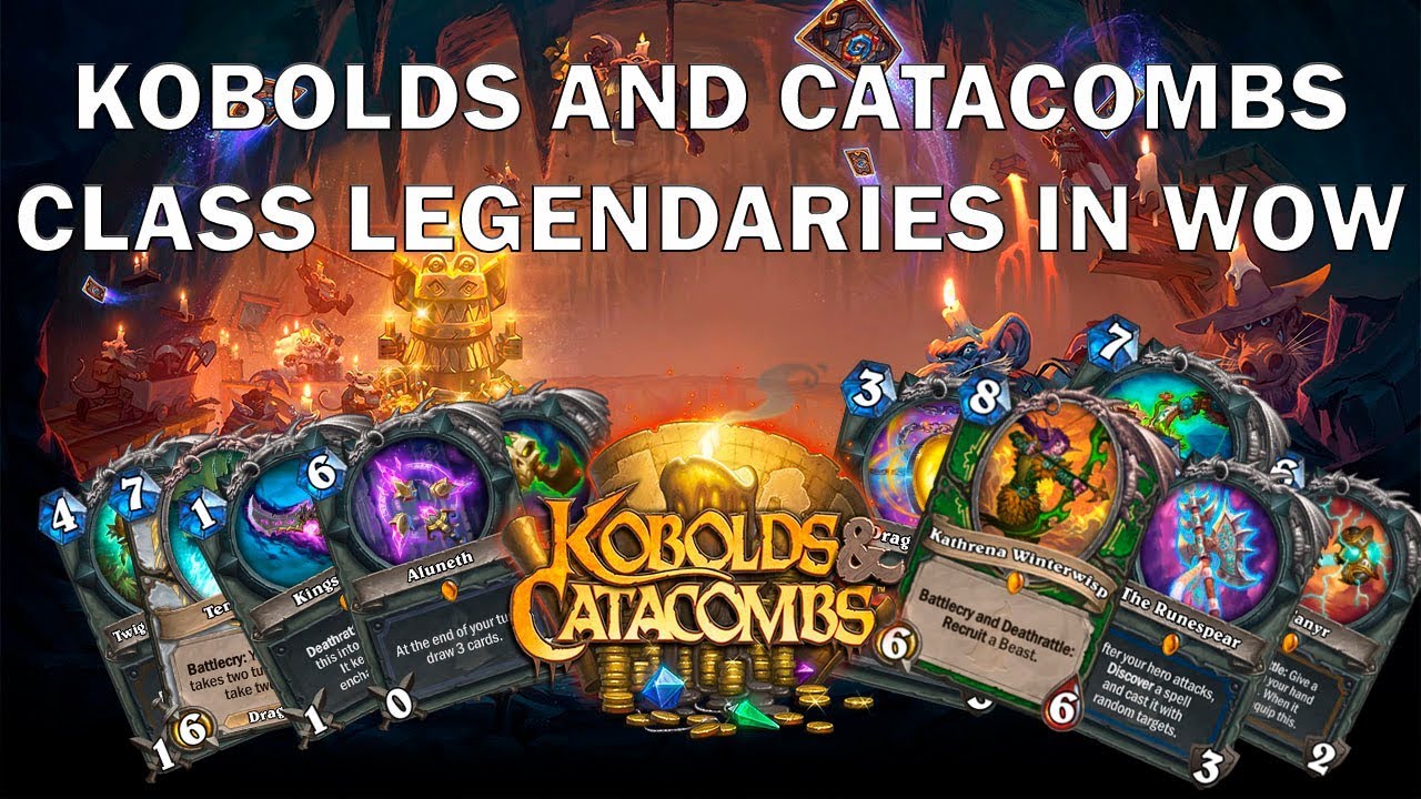 Hearthstone Kobolds and Catacombs Class Legendaries in WoW lore