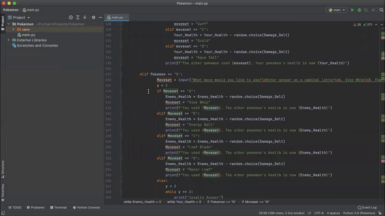 Pokemon Game in Python - YouTube