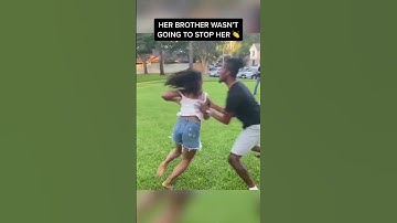 One-handed catch on her brother 😂👏 (via @loryn.goodwyn/IG) #shorts