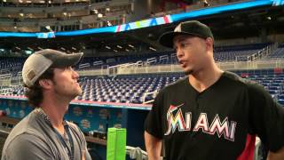 Matt talks to Giancarlo Stanton on Adam Greenberg's One At Bat