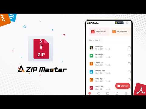 AZIP Master: ZIP / RAR, Unzip