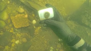 I Found a Camera Underwater in River While Scuba Diving! (Does it Still Work??) | DALLMYD