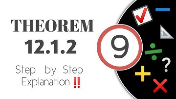 Theorem 9th Any point equidistant from the End point of a #lineSegment is the right  bisector of it
