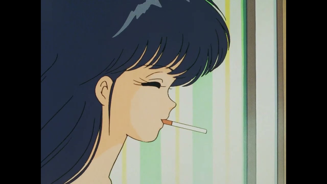 Madoka quits smoking in Kimagure Orange Road [橙路] - YouTube
