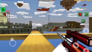 [Block Force - Pixel Style Gun Shooter Game] When noobs play first person shooter games screenshot 5