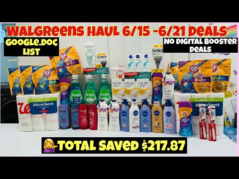 WALGREENS COUPONING HAUL