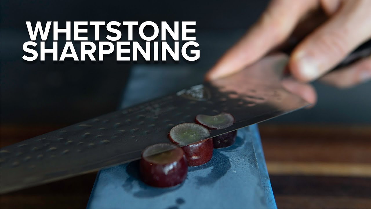 Chef Knife Whetstone Sharpening Session YouTube