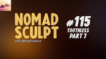 #115 Toothless 7 | Step by Step 3D Modeling in Nomad Sculpt