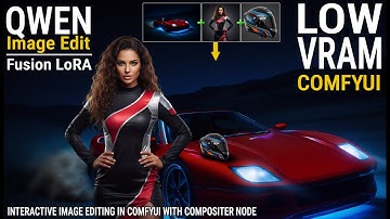 Interactive Image Editing with Qwen Image Edit 2509 + Fusion LoRA in ComfyUI | Full Workflow