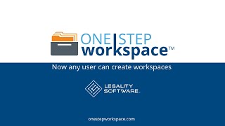 Famous One Step Workspace for NetDocuments - Now any user can create workspaces Wealth
