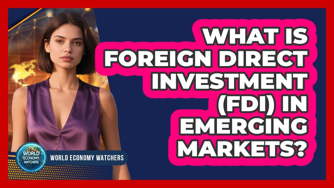 What Is Foreign Direct Investment (FDI) In Emerging Markets? - World Economy Watchers