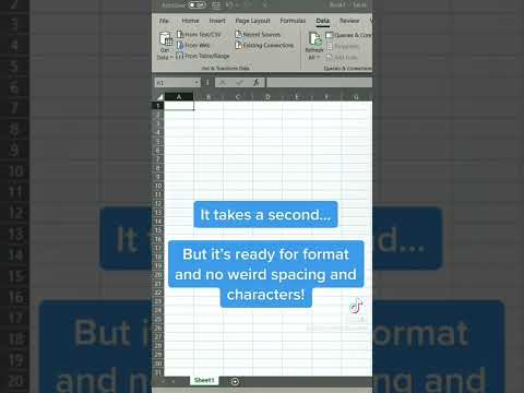 Excel tip to