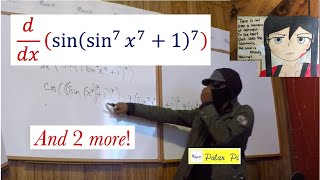 3 more Derivatives from Spivak (the middle one is so confusing:)