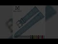 MAIKES New watch accessories wristband watch bands cow leather watch strap fashion blue watchband fo