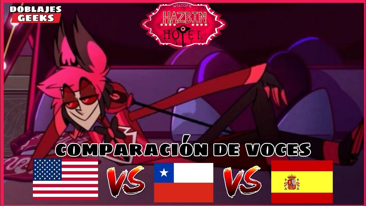 Hazbin Hotel Comparación de voces  (🇱🇷 VS 🇨🇱 VS 🇪🇸) | Comparación de doblaje