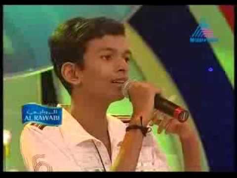 Munch Star Singer adarsh song syamambaram