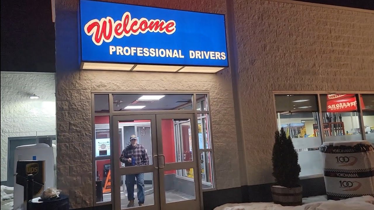 Ta truck stop and a driver's morning. YouTube