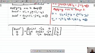 3 Loop AC mesh Analysis