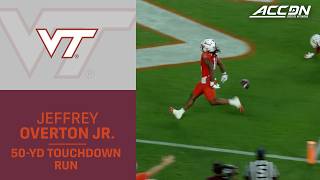 Virginia Tech's Jeffrey Overton Jr. Takes His 1st Carry Of 2026 To The House