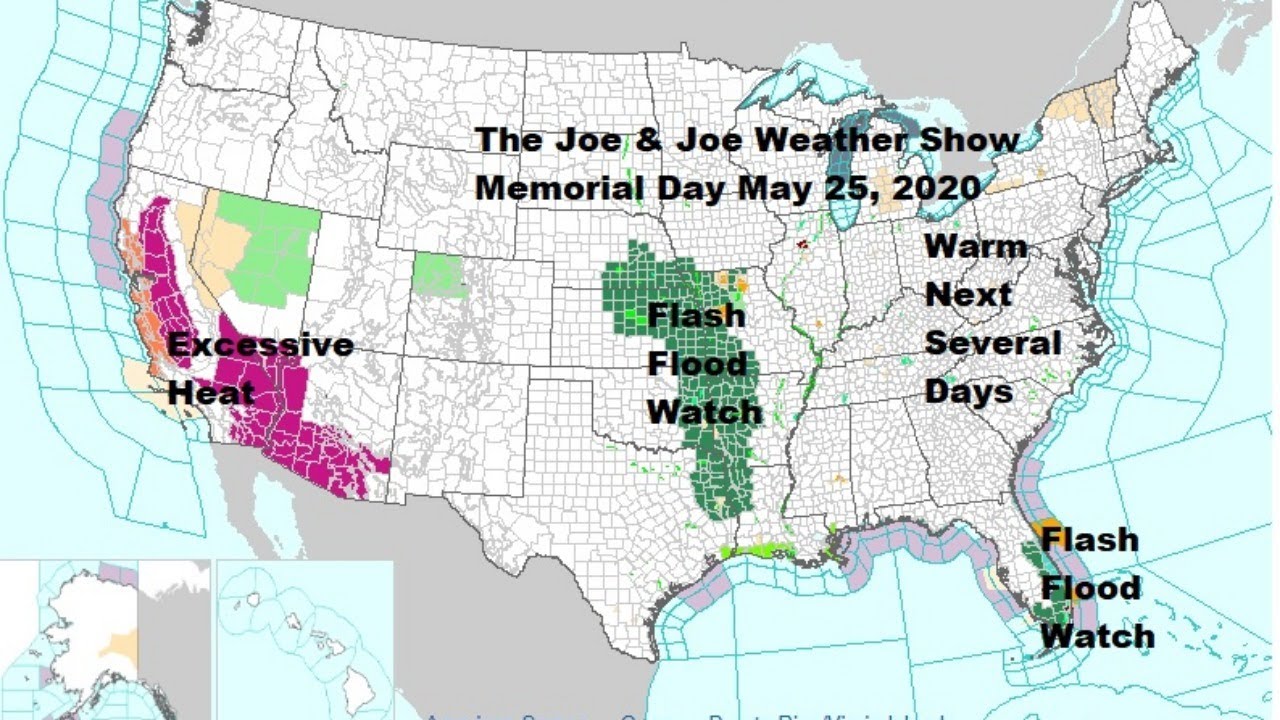 Joe & Joe Weather Show Warm Dry Week Ahead - YouTube