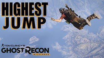 Ghost Recon Wildlands Highest Jump - Skydiving