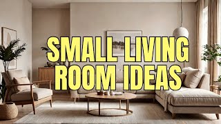 Small Living Room Design Ideas 2025 | Maximize Space | Small Drawing Room Modern Designs|