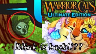 Has Blink returned? Warrior cats summer update! New thumbnail with blink in it!?
