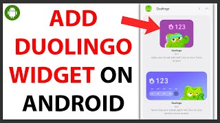 كيفية إضافة أداة Duolingo على نظام Android [دليل سريع] screenshot 1