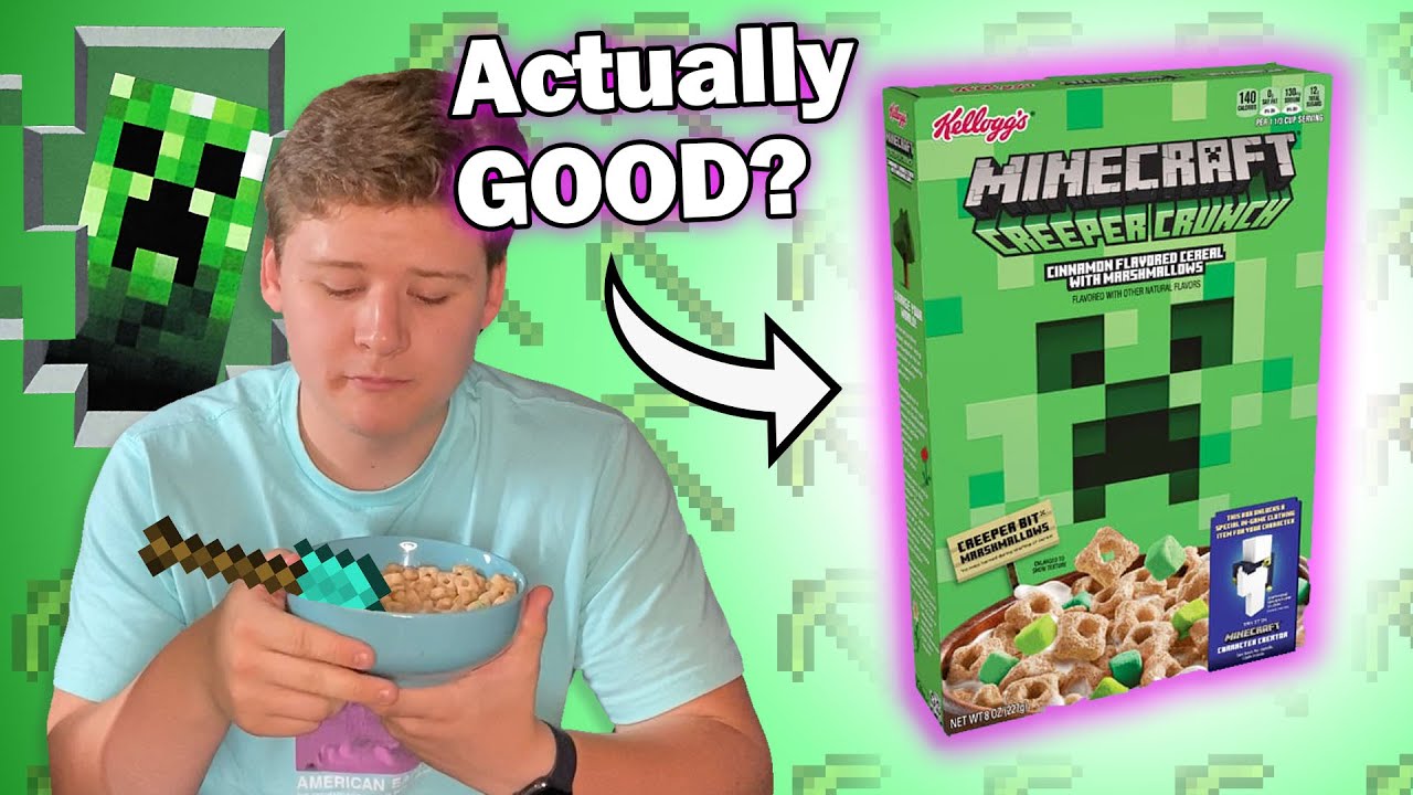 Kellogg's Made A MINECRAFT CEREAL??? - YouTube