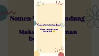 B2–C1 Nomen-Verb Verbindungen 🇩🇪 | Easy German | Nr. 1