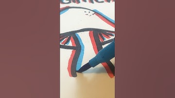 How to draw the GLITCH effect!!! ✍️ #glitcheffect #art #drawing #artist #tutorial #howto #glitch