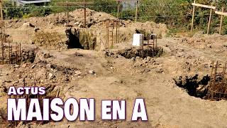Où j'en suis sur le chantier de ma maison en A mi-avril 2026.