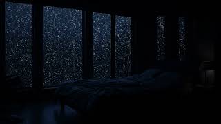 Sleep Quickly with Intense Rainstorm | Deep Sleep & Calm Mind