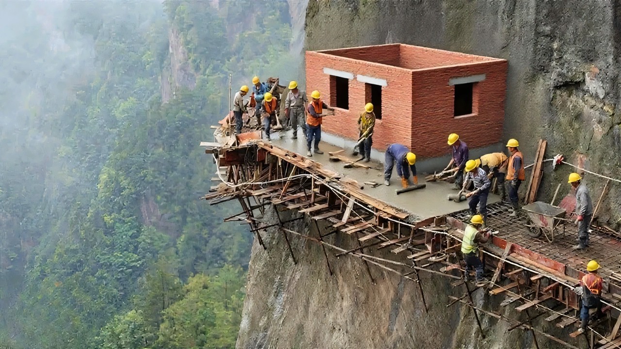 Lugares Impossíveis | As CASAS Mais PERIGOSAS do Mundo Construídas no Penhasco | Documentário 4K