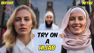 Hijab Transformation in Times Square! SOCIAL EXPERIMENT!