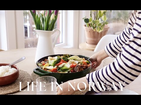Creating a Cozy Meal in My Norwegian Kitchen - YouTube