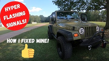 97 Jeep Wrangler TJ Hyper Flash Fix!