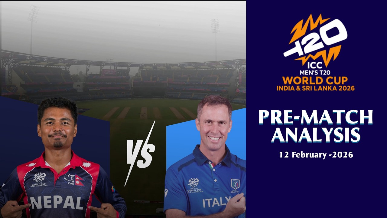 Nepal VS Italy | ICC Men's T20 World Cup | Pre Match Analysis