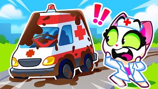Super Repair Rescue Team 🛠️🚑 Stinky Big Cars and Vehicles 🚒 Best Kids Cartoons 😻 Purr-Purr