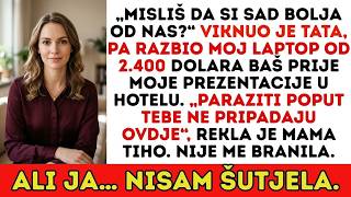 Otac mi je razbio laptop od 2 400 dolara prije promocije — njegovu sabotažu pretvorila sam u s