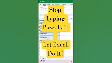 Pass or Fail in Excel? Automate It with IF Function ✅