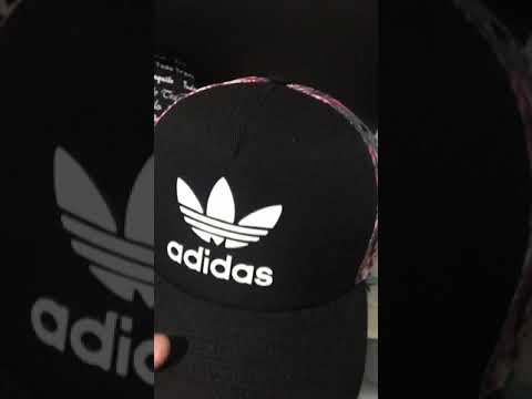 adidas floral trucker