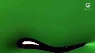 Green cbbc blob/bug eats pln