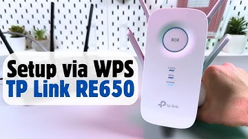 How to Set Up TP-Link RE650 WiFi Extender Using WPS