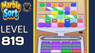 Marble Sort level 819 walkthrough solution