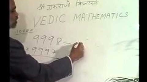 Vedic mathematics part 1
