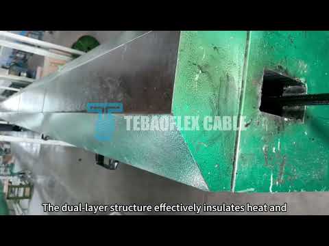 SiF/GL | 1×185 mm² | Braided Silicone Cable Manufacturing video thumbnail