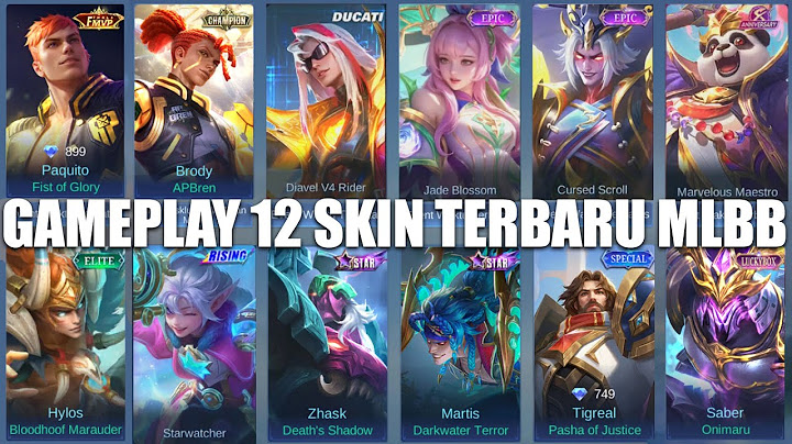 GAMEPLAY LEOMORD DUCATI, KAGURA EPIC LIMITED, PAQUITO AP BREN, SL ZHASK & MARTIS - 12 NEW SKINS MLBB