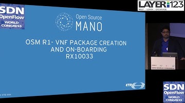 Using the OSM User Interface & VNF On-boarding