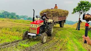 Swaraj 744 Fe Tractor Making off Road in Mud | Tractor Power Test | Tractor Video